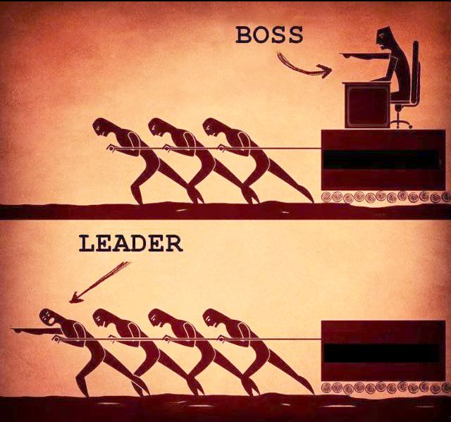 الفرق بين القائد والمدير 